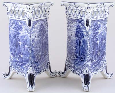 Vases Pair c1920s